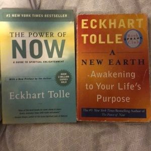 2 books! By Eckhart Tolle